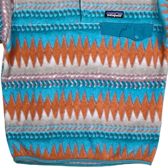 Patagonia Synchilla Laughing Waters Snap-T Pullover Fleece Size XXS - Picture 3 of 10